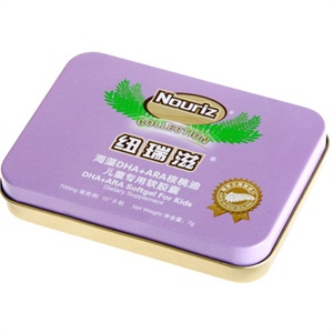 纽瑞滋海藻DHA核桃油儿童专用软胶囊10粒/盒