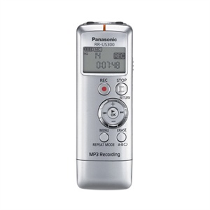 【当当自营】 Panasonic 松下 RR-US300GK-S 录音笔 银色 2G