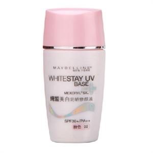 MAYBELLINE 美宝莲 纯皙美白防晒修颜液 粉色 SPF30+ PA++ 30ml