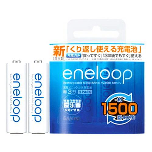[当当自营] 三洋 爱乐普eneloop 二代电池 5号 2粒装 HR-3UTGA-2BP-CN