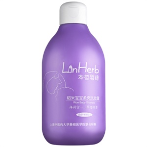 本草婴缘稻米宝宝柔亮洗发露260ml