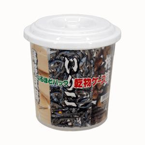 圆形干货储藏罐 2.2升 透明罐配白色盖 sanada