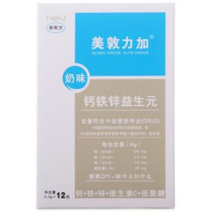 优生妈咪 钙铁锌益生元（冲剂） 6g*12包