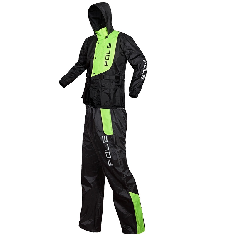 【POLE-RACING摩托车电动车雨衣雨披 防雨服