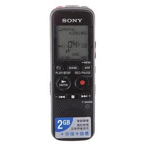[当当自营] SONY 索尼 ICD-PX312M 录音棒 黑色 2G（智能降噪 声控录音功能 支持扩卡）