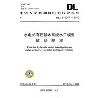 DL/T 5247-2010 水电站有压输水系统水工模型试验规程