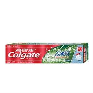 高露洁 冰爽茶香牙膏180g送新鲜一夏储物罐