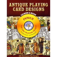 Antique Playing Card Designs CD-ROM and Book 古式扑克牌设计（书和光盘）