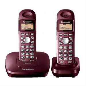 【当当自营】 Panasonic松下 KX-TG10CN R-2 数字无绳电话机 醇酒红