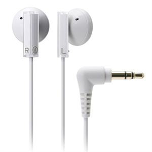 【当当自营】铁三角（Audio-Technica）ATH-C101 WH 内置动圈式 经典耳塞式耳机 白色