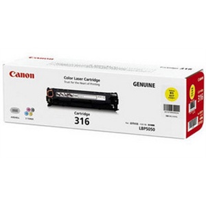 佳能（CANON）CRG-316Y 黄色硒鼓（适用于LBP-5050 5050n）