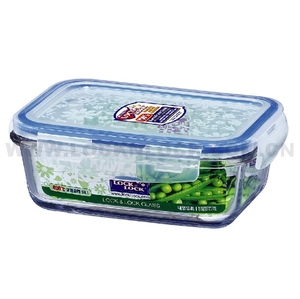 LOCK&LOCK乐扣格拉斯四面锁扣保鲜盒LLG421