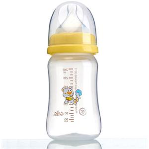 日康 宽口奶瓶（240ml.PP)颜色随机RK-3130