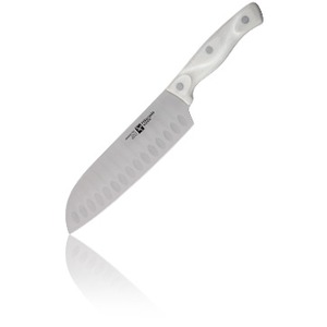 美珑美利 心逸6.5寸厨刀 白色 进口不锈钢 厨房用品 刀具