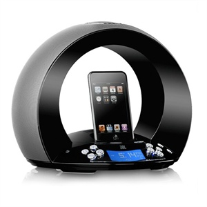 JBL On Time“准时”iPod环绕闹钟音箱（黑色）