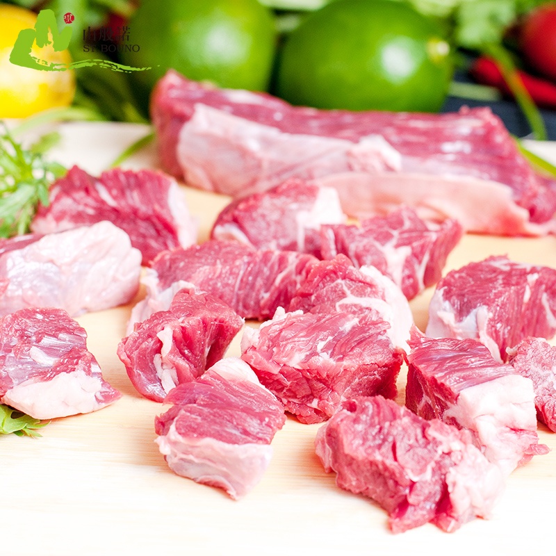 【牛腩 新鲜生牛肉500g 真空包装 清真牛肉图片