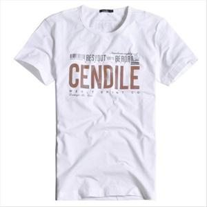[当当自营]Cendile圣迪勒新潮别致利落大方圆领短T