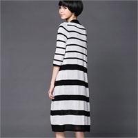 精品高端外搭针织衫 薄长款女开衫中袖 欧洲站