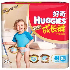 好奇 成长裤男宝宝加大号27片