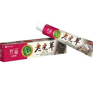 竹盐名药源老虎草牙膏150g