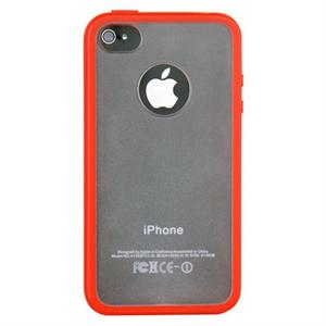 【当当自营】 hamimelon 哈密瓜 iphone4/4S通用版手机壳 iphone4/4S保护套 磨砂后壳PTU边框 升级版IMD技术 红色