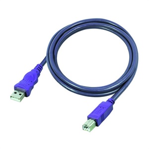 【当当自营】 MillionWell 金佳佰业 高速USB2.0 紫色打印线 1.5米 AM/BM