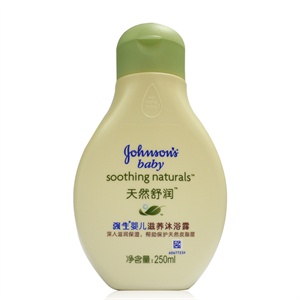 强生 婴儿天然舒润滋养沐浴露250ml
