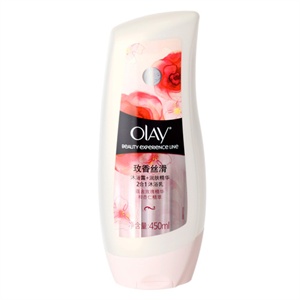 OLAY玉兰油 玫香丝滑2合1沐浴乳450ml