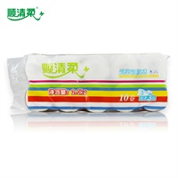 顺清柔卫生纸彩虹有芯卫生卷纸超柔3层10卷\/提