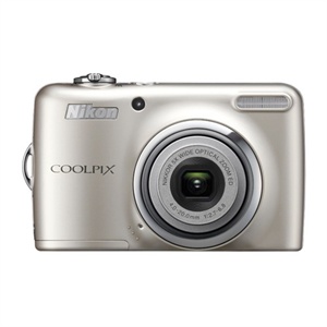 【当当自营】 Nikon尼康 COOLPIX L23 数码相机 银色（1000万像素 2.7寸屏 5倍光变）
