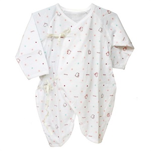 添祥贝比纯棉蝴蝶哈衣爬服2100粉12个月