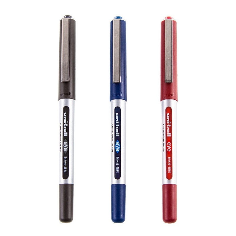 【uni三菱UB-150中性笔 直液式走珠笔 0.5mm