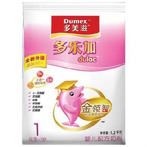 多美滋 多乐加婴儿配方奶粉1200Ｇ/袋(0-12个月)