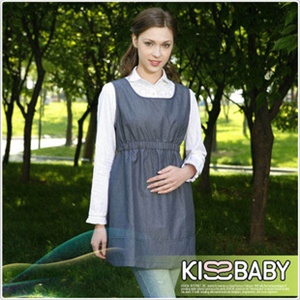 意大利KISSBABY防辐射衣金属纤维牛仔裙ANL/8106