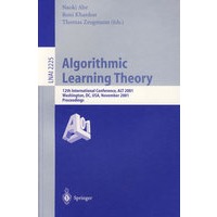 Algorithmic Learning Theory 算法学习理论