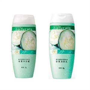 雅芳植物护理套装-修复沐浴露200g+修复润肤乳200g