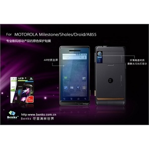 摩托罗拉A855 Sholes Droid Milestone手机贴膜手机膜2件套[TBL2]