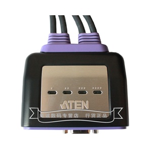 ATEN KVM多电脑切换器 CS64A|CS-64A 4口PS/2带音频