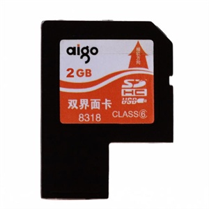 爱国者 U盘 双界面卡8318产品(纸盒包装) 2G