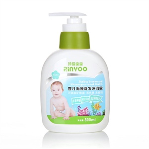 玲瑶婴儿海藻洗发沐浴露(瓶装)300ml