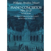 莫扎特钢琴协奏曲第23-27全谱 Piano Concertos Nos. 23-27 in Full Score