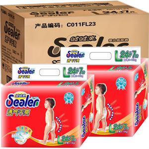 嘘嘘乐 透气干爽大包装L24+7 8包/箱