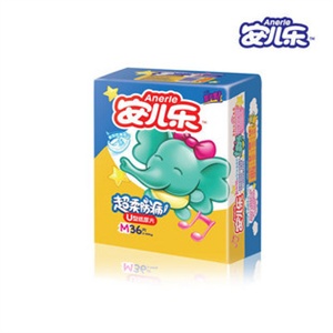 安儿乐舒适透气尿片中号36片/包 M