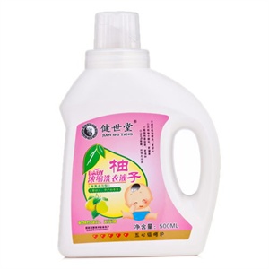 健世堂BABY“柚子”浓缩除菌去污型洗衣液500ml/瓶