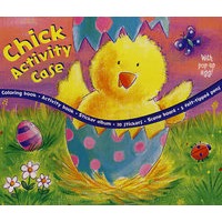 小鸡游戏盒（赠2张动植物贴纸和5支彩笔）CHICK ACTIVITY CASE