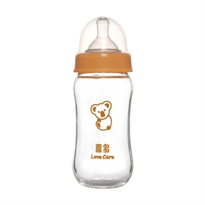 喜多宽口葫芦玻璃奶瓶L 200ML