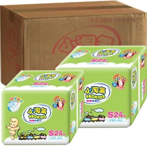 小淘气 超薄纸尿片S 24片 18包/箱