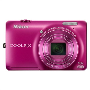【当当自营】 Nikon尼康 COOLPIX S6300 便携数码相机 粉色（1602万像素 2.7寸屏 10倍光变）