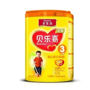 多美滋贝乐嘉幼儿配方奶粉罐装900g