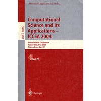 Computational Science and Its Applications - ICCSA 2004计算机科学及其应用——ICSA2004/会议录 第IV部分